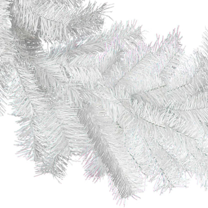 WHITE TINSEL WREATHS