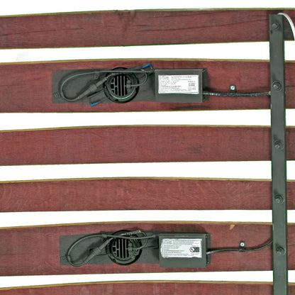 WINE BARREL STAVE CHANDELIER