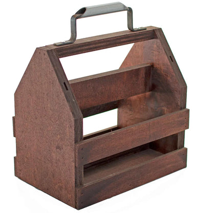 WOODEN WINE BOTTLE CADDIE RACK