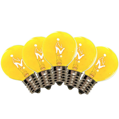 YELLOW G40 LIGHT BULBS