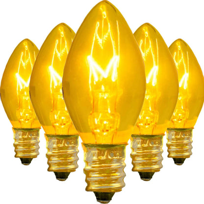 YELLOW LIGHT BULBS