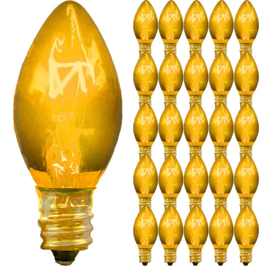 YELLOW LIGHT BULBS