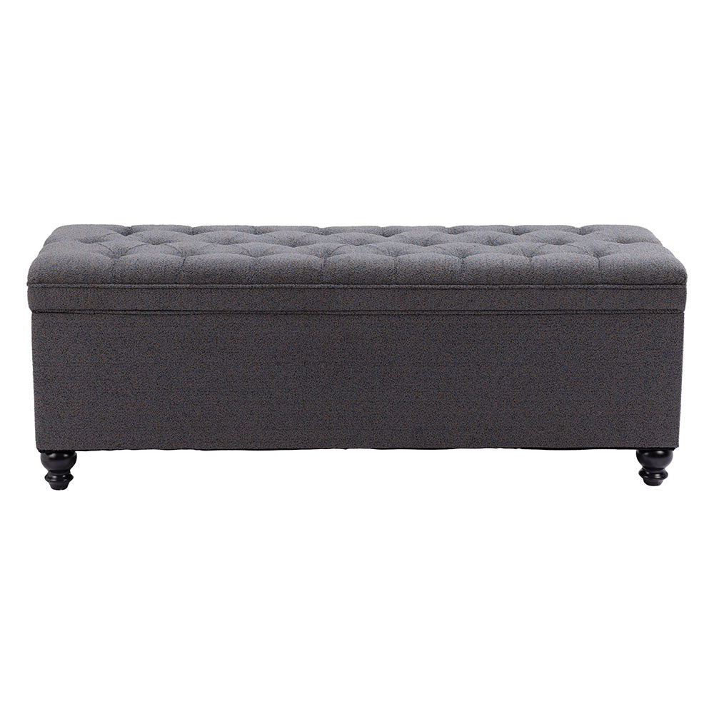 HALIFAX STORAGE BENCH GRAVEL GRAY