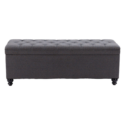 HALIFAX STORAGE BENCH GRAVEL GRAY