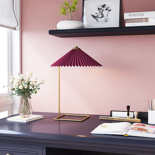 CHARO TABLE LAMP RED & GOLD